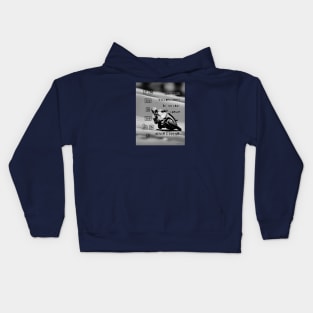 Victory at the Last Corner, Never Give Up Mono Kids Hoodie